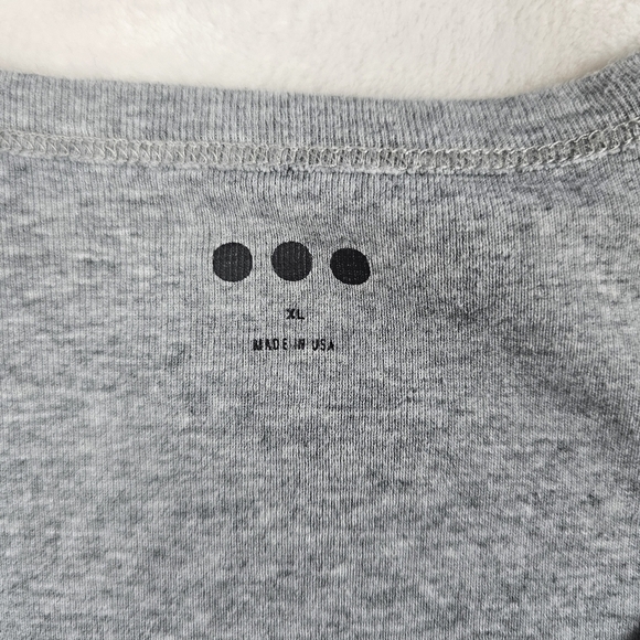 Three Dots Shirt Long Sleeve XLWomen’s Top Scoop Neck Gray lightweight - Picture 2 of 8